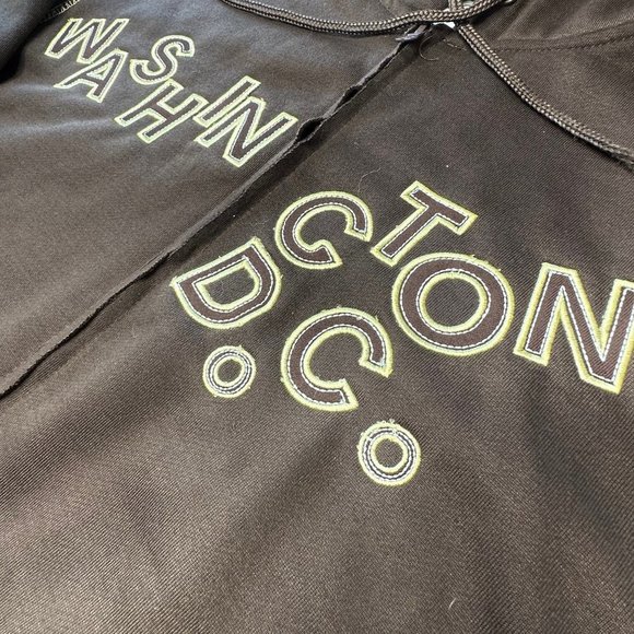 Hoodie - Mens large. Washington DC theme Brown. - Picture 7 of 9